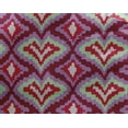 thumbnail image 4 of oneOone Georgette Viscose Fabric Ogee Flame Stitch_Printed Craft Fabric BTY 42 Inch Wide, 4 of 4