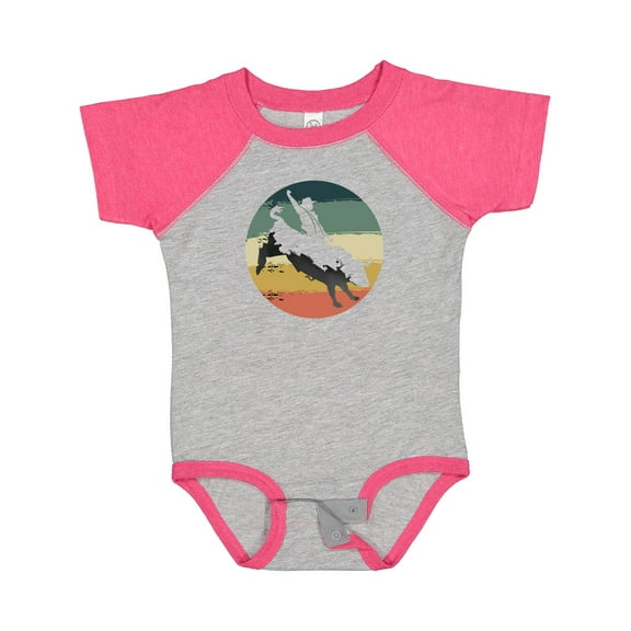 Inktastic Bull Riding Rodeo Rider Boys or Girls Baby Bodysuit