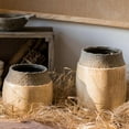thumbnail image 2 of Khaki Coarse Pottery Jar, 2 of 13