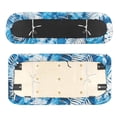 thumbnail image 3 of Pzuqiu Tropical Leaf Print Golf Cart Seat Cover Set - Blue Tie-Dye Style, Breathable Polyester, All-Weather Protection, Easy Install for 2-Seater Carts, 3 of 10
