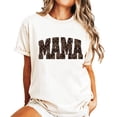 thumbnail image 7 of Mama and Mini Leopard Checkered Matching Shirts Mommy and Me Trendy Graphic Tee - SOLD SEPARATELY Natural Shirt Adult 2XL, 7 of 7
