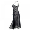 thumbnail image 4 of Women Sexy Chiffon Lingerie Nightgown Dress Plus Sizes Sleepwear, 4 of 6