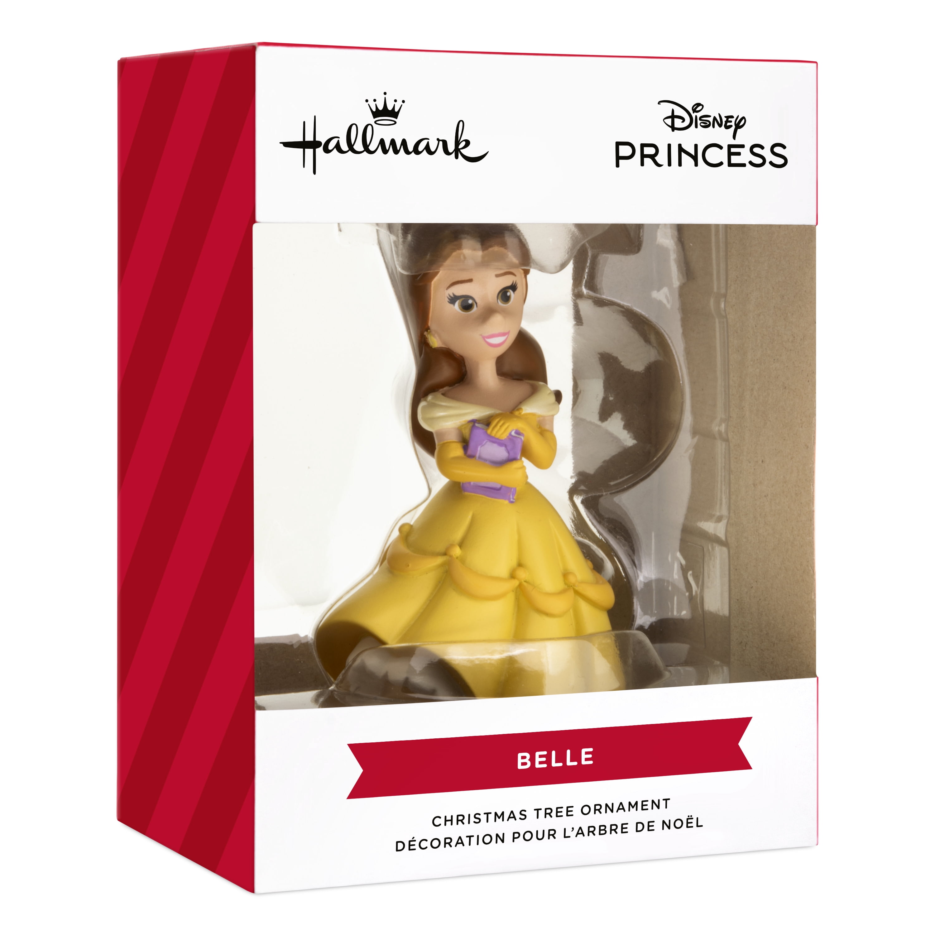 Hallmark Christmas Ornament (Disney Princess Belle Stylized), 1 Count