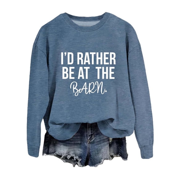 TGPMGRZ Women's Sweatshirts The Grandma Code Long Sleeve Crewneck Shirts Casual Fall Winter Clothes #01 Navy, Size L