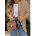 thumbnail image 3 of Blazer PRETTYGARDEN 2025 Mujer Casual de Negocios Caqui L, 3 of 5