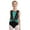Green, variant on zdhoor Kids Girls Sleeveless Gymnastics Leotard Sparkly Dance Bodysuit Cross Back Shiny Stretchy Ballet Dancewear Green 10