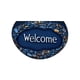 thumbnail image 2 of Uuiauoio Half Circle Bath Mat Non-Slip, Bathroom Rugs, Rubber Backing Absorbent Quick Dry Machine Washable Carpet for Bathroom Floor, Bedroom Home Decor 16" x 24", 2 of 6