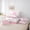 Pink E, variant on Erosebridal Letter Monogrammed B Twin Bedding Sets 7-Piece For Kids,Girls Cartoon Ribbon Bowknot Bedding Comforter Set,Pink Reversible