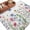 Multi, variant on Rectangle Area Rugs 5 x 7 Ft, Spring Floral Non-Slip Residential Carpet, Pink Blue Flowers Butterfly Wooden Indoor Crawling Mats Runner Rugs for Living Room/Dining Room/Bedroom