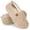 Brown, variant on Women's Soft Curly Comfy Full Slippers Memory Foam Lightweight House Shoes Cozy Warm Loafer with Polar Fleece Lining