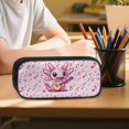 thumbnail image 6 of DISNIMO Backpack and Lunch Box Set for Girls 10-12, Axolotl Music Note Print 17 Inch Schoolbag with Pencil Case for Primary Middle School Students, Large Capacity Lightweight Daypack for Travel, 6 of 7
