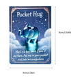 thumbnail image 3 of Todaioua Animal Pocket Hug Gifts, Mini Resin Animal Hug Token with Card, Inspirational Comfort Keepsake, Cute Pocket Hug for Kids & Adults, Thoughtful Gift for Birthday or Thanksgiving, 3 of 3