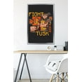 thumbnail image 4 of Minecraft: Legends - Fight Tusk & Hoof Wall Poster, 22.375" x 34" Framed, 4 of 6