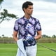 thumbnail image 3 of Fotbe blue starry sky Skull flower Camiseta Polo de Golf para Hombre con Estampado – Camisa Deportiva Transpirable con Cuello Abotonado-Medium, 3 of 6