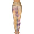 thumbnail image 3 of Women's High Waisted Yoga Leggings with Pockets，Colorful Tie Dye Vortex，Tummy Control Non See Through Workout Athletic Running Yoga Pants, 3 of 6