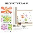 thumbnail image 4 of Gymnture 8 Sheets of Christmas Window Clings Candy Pattern Window Stickers Removable Static Window Decal, 4 of 10