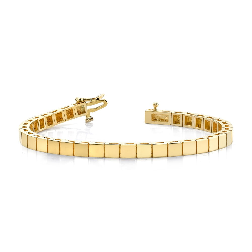 Jewelry 14k Yellow Gold Polished Box Catch Closure AddaDiamond