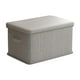 thumbnail image 1 of Caja de almacenamiento rectangular plegable con tapa para pantalones, mantas y libros. Medio, 1 of 9