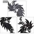 thumbnail image 6 of 2Pairs 4PCS Leaf Iron Patches Big Embroidered Flowers Lace Applique Flowers Nature Patches Suitable, 6 of 9