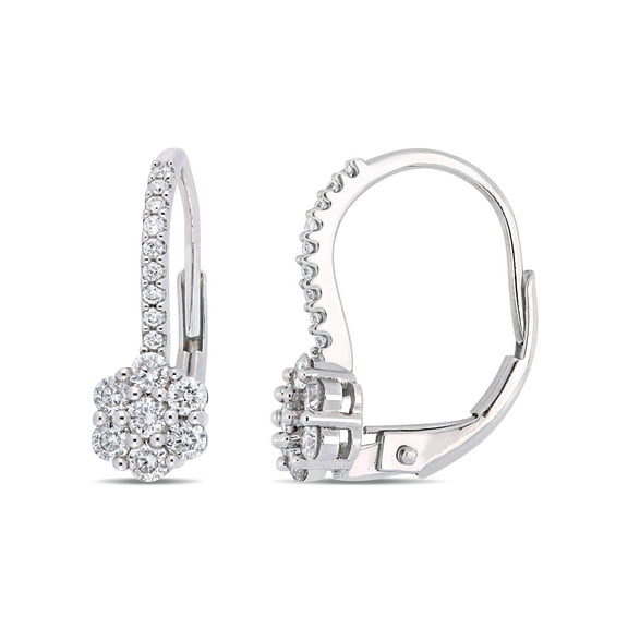 Everly Women's Diamond 14k White Gold Earrings