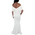 thumbnail image 4 of Womens Sexy Formal Bodycon Fishtail Maxi Dress Elegant Cocktail Party Long Dresses, 4 of 13