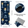 thumbnail image 4 of Hanukkah Yoga Mat Towel with Storage Bag, 72.8"x26.8" - Suitable for Yoga, Pilates, Fitness, Gym Towels, Yoga Towel, 4 of 6