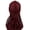 Wine Red, variant on Men Women Long Mesh Turban Hat Wigs Breathable Biker Headwrap Chemo Cap Long Tail Pirate Hat Men Headdress