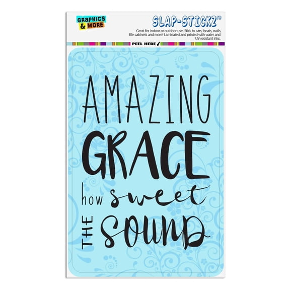 Amazing Grace How Sweet the Sound Home Business Office Sign