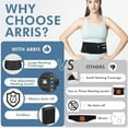 thumbnail image 4 of ARRIS Heating Waist Belt Heated Pad Hot Therapy for Lower Back w/ 7.4v Rechargeable Battery, 4 of 5