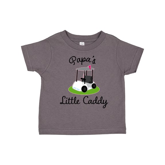 Inktastic Papa Little Golf Caddy Boys or Girls Toddler T-Shirt