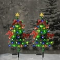 thumbnail image 1 of Feltree Solar Christmas Tree Lights LED with 2 Lighting Modes Auto On/Off for Outdoor Garden Holiday Decoration, 1 of 6