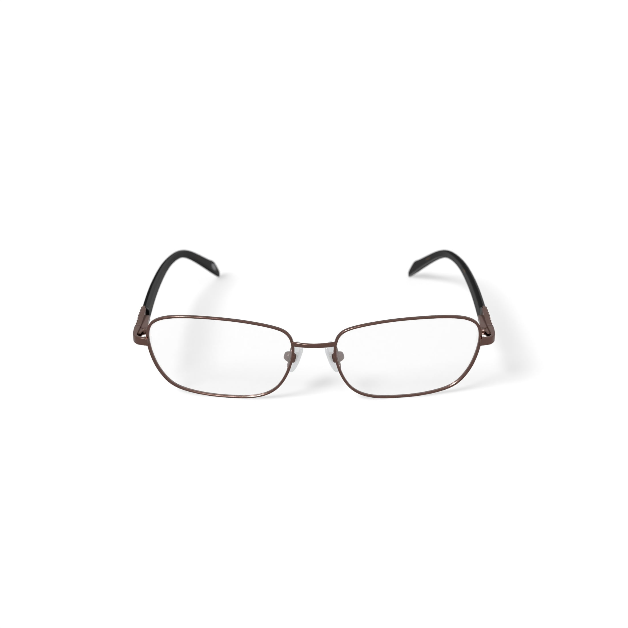 Laura Ashley Women's Mia Rectangular Prescription Eyeglasses with Case, Rose/Tort