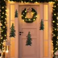 thumbnail image 5 of Japceit Metal Christmas Tree Wall Art, Wrought Iron Wall Hanging Decor for Holiday, Waterproof and Sun Resistant Outdoor Decoration, Entryway Background Wall Decor Piece, 5 of 7