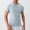 Gray, variant on FRSASU Compression Shirt for Men Short Sleeve Athletic Compression Shirt Men, Cool Dry Workout Gym T Shirt, Undershirts Running Tops White
