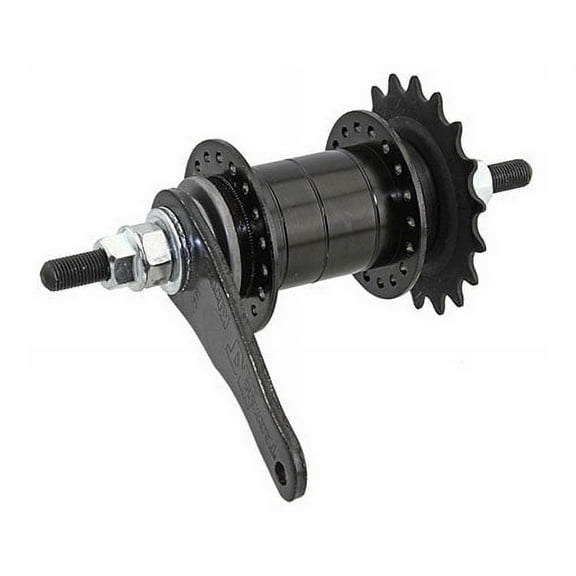 Lowrider bike HUB Coaster 36H 105G Black.bicycle shim