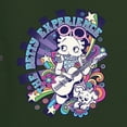 thumbnail image 5 of Wild Bobby, The Betty Experience Guitars Betty Boop Unisex Crewneck Sweatshirt, Forest Green, Small, 5 of 5