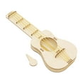 thumbnail image 3 of Wooden Guitar s DIY Musical Instrument Accessories Model Assemble s Crafts, 3 of 8