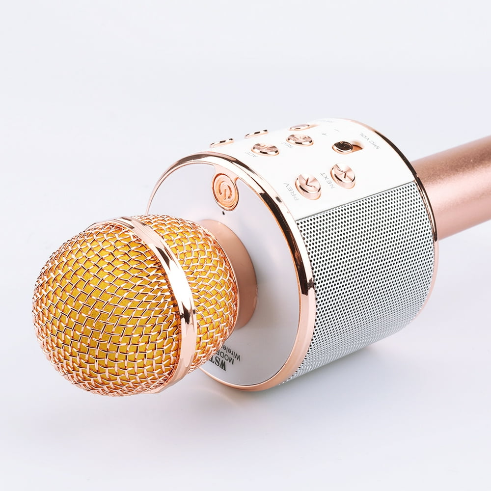 WS858 Portable Wireless Singing Microphone Handheld Smartpnone Speaker