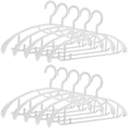 thumbnail image 1 of 10pcs Widened Plastic Suit Racks Clothes Hangers Traceless Clothing Hangers, 1 of 8