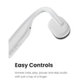 thumbnail image 5 of SHOKZ OpenMove - Open-Ear Bluetooth Sport Headphones, Bone Conduction Wireless Earphones, Sweatproof for Running and Workouts, with Sticker Pack(White), 5 of 5