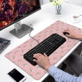 thumbnail image 2 of Long Mouse Pads for Desk,Pink Cartoon Unicorn Rainbow Cloud Desk Mats on Top Of Desks, Desk Mouse Pad Extra Large with 3mm Non-Slip Base and Stitched Edge for Gaming,Work,Home 31.5"x15.7", 2 of 5