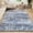blue, variant on Rugs for Living Room,Living Room Rug，Rug Washable Rug for Bedroom Vintage Rug Non Slip Large Area Rug Oriental Soft Throw Rugs Low Pile Stain Resistant Carpet for Office Nursery Dining Room