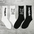 thumbnail image 2 of Medias de longitud media para hombres y mujeres, estilo coreano de verano, moda para parejas, hip hop, calle, patineta, baloncesto, barril largo, moda deportiva, 2 of 6