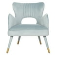 thumbnail image 2 of SAFAVIEH Blair Mid-Century Retro Wingback Accent Chair, Slate Blue, 2 of 7