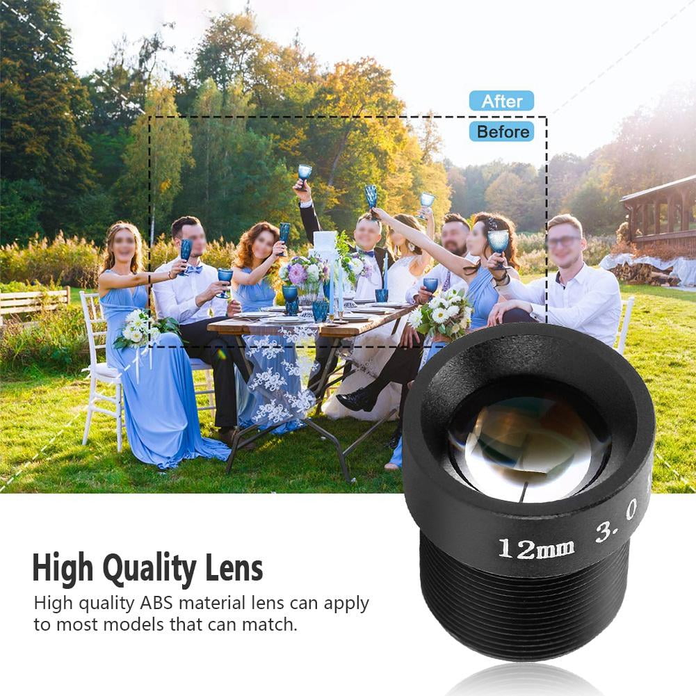 OTVIAP 12mm FocalLength Lens, Security Camera Lens,CCTV 3MP 12mm Focal