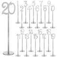 thumbnail image 5 of BLESIYA Table Numbers Decor Table Number Holders for Wedding Reception Events Dinner 20pcs, 5 of 8