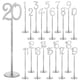 thumbnail image 5 of Números de mesa, tarjetas de número de mesa, centro de mesa de madera, letreros de mesa, tarjetas de lugar, 20 piezas de plata, 5 of 9