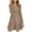Khaki, variant on Kmdttou Women Round-Neck Solid Color Temperament Long Sleeve Outerwear Blazer Dress,Fashionable Casual Dresses for Women 2025