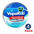 thumbnail image 2 of Vicks Cough Suppressant Topical Analgesic Ointment Travel Tin 0.45 oz. PACK OF 4, 2 of 2