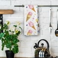 thumbnail image 4 of Summer Ice Cream Cone Kitchen Towels - Seasonal Holiday Summer Dish Towels Gifts for Girls, Friut Ice Pop Decorative Absorbent Dishcloths Hand Towels for Kitchen Decor 18x26 Inches, 4 of 6